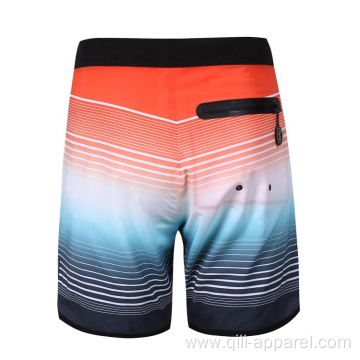 Colorful Beach Board Shorts Stretch Men Swimwear